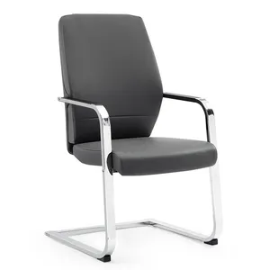 modern hospital furniture meeting room synthetic leather visitor waiting chair office