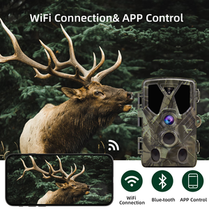 Caméra de chasse en plein air WiFi812Pro 4K 30MP Piège photographique Caméra de suivi de la faune Application Caméra de vision nocturne infrarouge invisible - Product Image 4