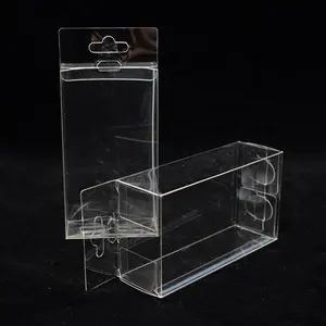 Caixa de plástico PET transparente para presente de escova de dentes de brinquedo caixa de embalagem de doces
