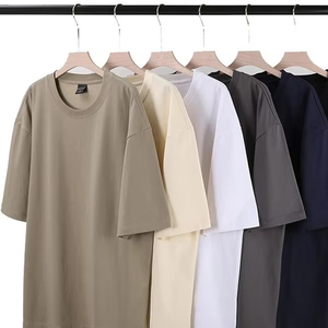 Wholesale Custom Your Brand Logo 100% Cotton Printed Men Stock T Shirt Plain Casual Men's T-shirts for Men - Product Image 1