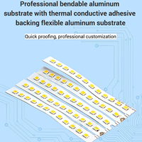 Carte de circuit imprimé flexible FPC en polyimide personnalisée, 1 oz de cuivre, fine, haute résistance à la flexion, bande lumineuse LED pour voiture, marque QYX