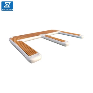 Plataforma inflable flotante para yate, muelle de aire, esterilla de agua, a la venta - Product Image 1