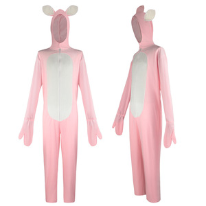 Body de Conejita Rosa para Adultos, Unisex, de Spandex y Poliéster, Disfraz para Cosplay y Actuaciones en Escenario - Product Image 1