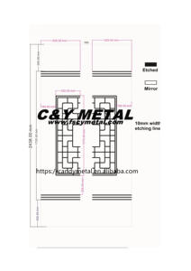 Cabine d'ascenseur personnalisée en acier inoxydable Choisissez votre style intérieur préféré - Product Image 5