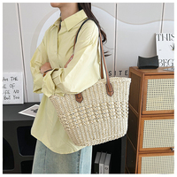 Sac à bandoulière pour femme, tissé à la main, personnalisé, grande capacité, décontracté, pour les voyages et l'usage quotidien