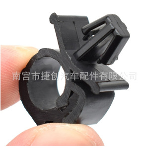 Clips de cable en forma de C de nylon JC-L16 de Jiechuang Auto Parts para la fijación de arneses de cableado automotriz - Product Image 5