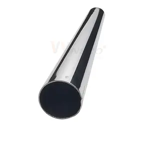 Complete Specifications DIN 17224 AISI 201 Inox Round Tube 38mm Diameter Welded Stainless Steel Metal Pipe For Park Fence