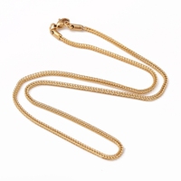 Conceptions de bijoux de mode chaînes en acier inoxydable collier chaînes pour hommes femmes vente en gros sétaire chaîne collier pour la fabrication de bijoux