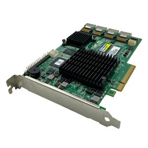 بطاقة تحكم PROMIS بواجهة PCIe X8 مع 16 منفذًا داخليًا SAS/SATA بسرعة <span class=keywords><strong>3</strong></span> جيجابت في الثانية، ذاكرة تخزين مؤقت 512 ميجابايت، معالج IOP348 ثنائي النواة EX16650 - Product Image 3
