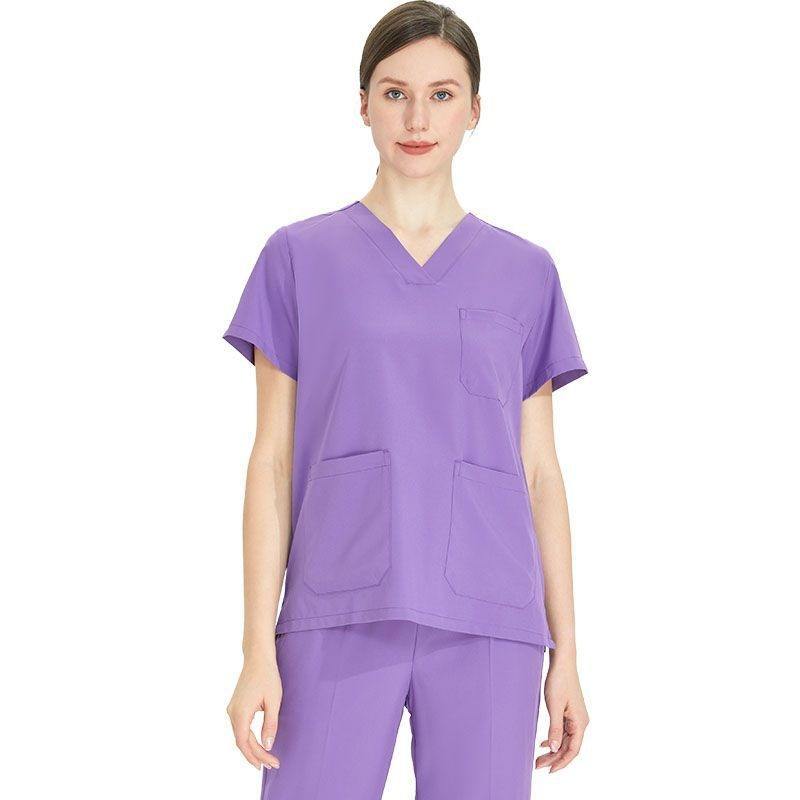 Women's Purple Short-sleeve Set