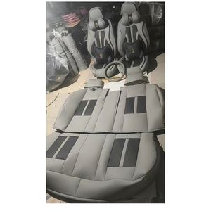 Exclusivo Transfronterizo Nuevo Asiento de Coche de Cuero Sintético PVC con Patrón de Diamantes de Cobertura Completa y Soporte Lumbar para Todas las Estaciones - Product Image 6