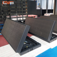 Doble Side LED Screen Cadre d'affichage électronique Colonne magnétique de location étanche 5mm 6mm pour station-service de publicité extérieure