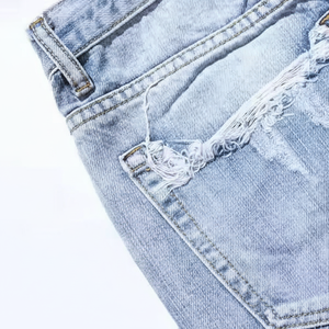 Vêtements d'été à la mode pour hommes, jorts délavés vintage 100% coton pour hommes, shorts en jean surdimensionnés en jean, shorts en jean pour hommes, vêtements - Product Image 1