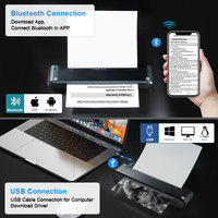 Offre Spéciale : Imprimante Photo Portable Mini Rechargeable avec Interface USB, Résolution 300dpi, Transfert Thermique sur Papier A4 – En Stock