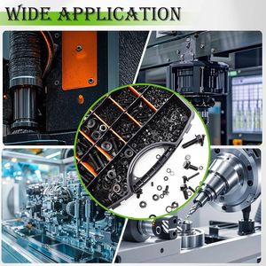 2284Pcs 10.9 Alloy Steel Metric <b>Screws</b> Nuts Bolts Assortment Kit M2 M3 M4 M5 M6 M8 M10 Auto Fastener Set - Product Image 3