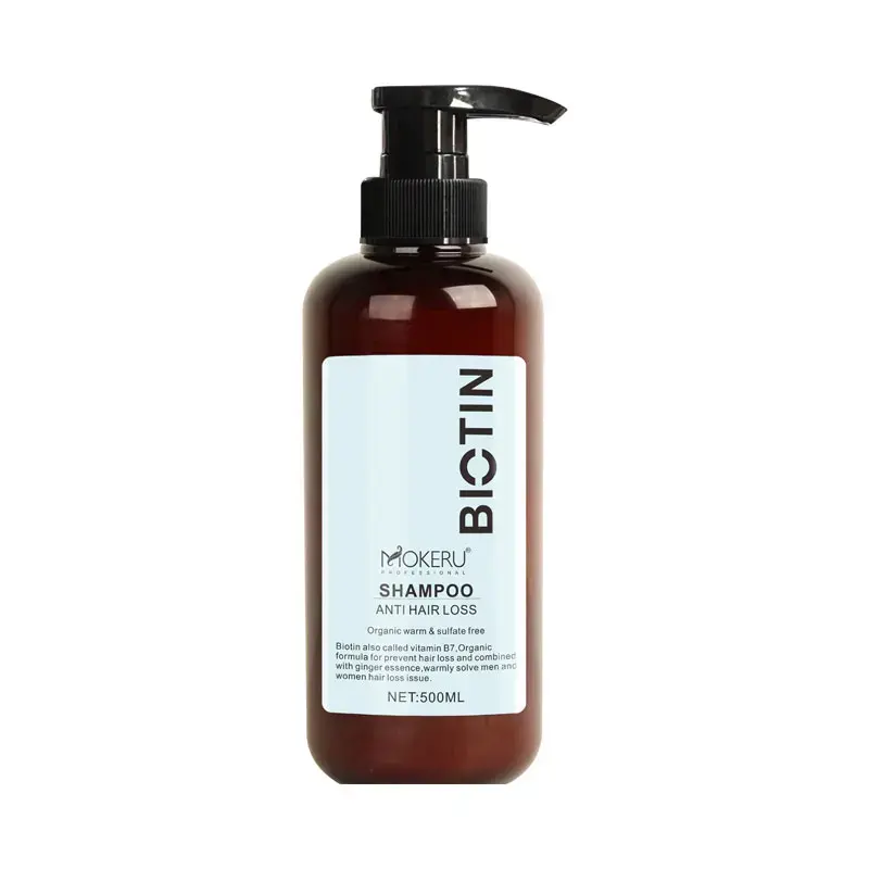 Vente en gros MOKERU shampooing et après-shampooing au collagène biotine pour prévenir la chute des cheveux 100% sans sulfate traitement anti-chute