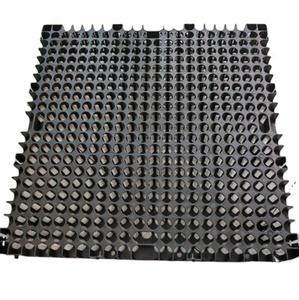 Cellule de drainage en nid d'abeille en plastique de 30 mm pour toit, jardin, mur de soutènement, terrain de jeu, pelouse artificielle <span class=keywords><strong>avec</strong></span> géotextile noir - Product Image 5