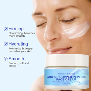 Ventes chaudes Crème pour le visage au peptide de cuivre GHK-CU 100g Soins de la peau hydratants raffermissants lissants - Product Image 3