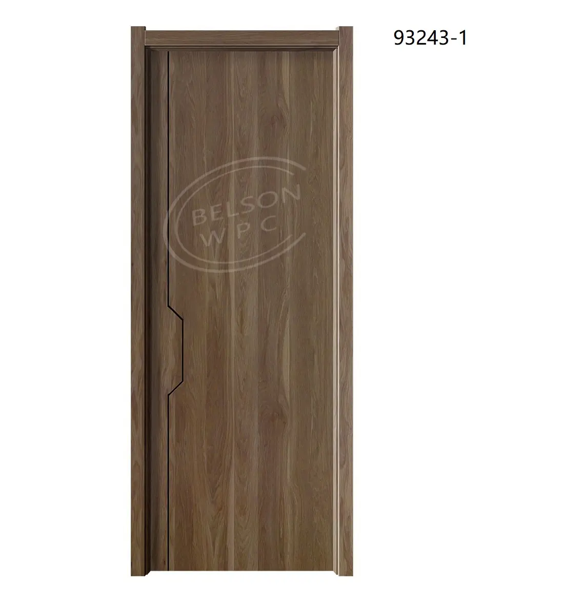 Hot Sell Wpc Doors Frame Waterproof And Durable Eco-friendly cheap price for Hotel