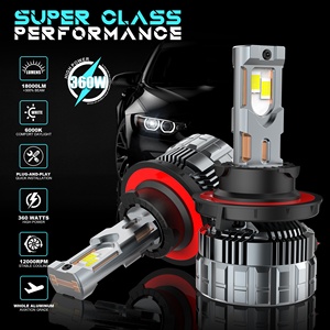 Đèn LED ô tô CL33 360W 40000LM 6000K, đèn LED H4 H11 sáu ống đồng, H1 9005 9006, đèn pha ô tô LED H7 12V, bóng đèn H4 LED ô tô, đèn H13 - Product Image 2