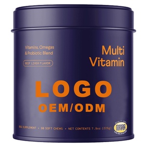 תבשילים רך multitamin עבור כלבים עם אומגה 3 עבור תמיכה יומיומית בריאות, עור אנרגיה וטיפול המעיל - Product Image 4