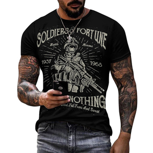 Chiến Binh 3D In Người Đàn Ông Của T-Shirt Lực Lượng Đặc Biệt Người Đam Hâm Ngắn Tay Áo Cựu Chiến Binh Mùa Hè Giản Dị Hàng Đầu Đồ Họa Thăng Hoa T-Shirt - Product Image 4