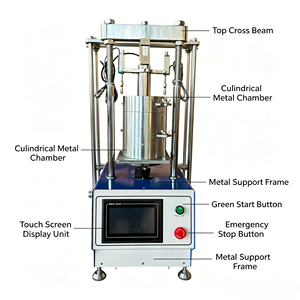 Machine d'essai CBR de laboratoire avec anneau de charge, machine d'essai CBR électronique, équipement d'essai des sols - Product Image 2