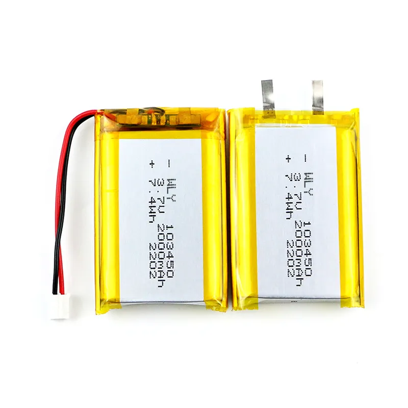 103450 3.7V Rechargeable Large Capacity 2000mah Lithium Cells Lipo Battery For Medical Digitale Device