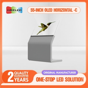 55 inch siêu mỏng OLED triển lãm hiển thị kỹ thuật số biển hai mặt trong suốt màn hình quảng cáo - Product Image 2