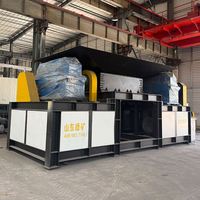 Broyeur de Chariots à Deux Arbres Grande Capacité Type 2000 pour Déchiquetage de Voitures, Moteur 132KW*2 pour Aluminium et Acier Inoxydable de Haute Performance