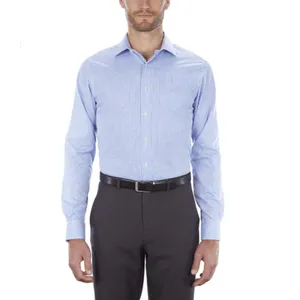 Men Dress Shirt Regular Fit Flex Collar Check