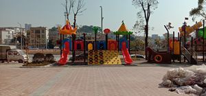 Ensemble d'équipement de terrain de jeu sur le thème des vaisseaux spatiaux Toboggans en plastique pour les parcs Aire de jeux d'aventure en plein air pour les enfants - Product Image 6