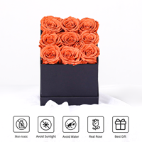 Nouvelles idées de produits 2024 décoration de maison en gros pour toujours Roses éternelles longues éternelles séchées conservées Arrangement de fleurs