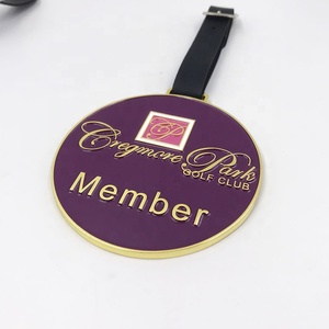 Etiquetas de Metal para Bolsas de Golf con Logotipo Grabado Personalizado, Etiqueta para Equipaje con Nombre de Club de Golf - Product Image 5