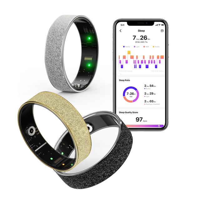 Vanssa SDK API Firmware Open Source Oem Custom Design Smart Ring With Sport Gps Nfc Sleep Tracking Sdk for Women Man