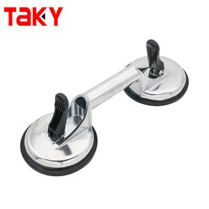 <span class=keywords><strong>Ventouse</strong></span> en verre à double <span class=keywords><strong>poignée</strong></span> en aluminium robuste professionnelle - Product Image 2