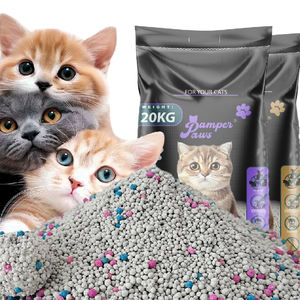 OEM 공장 직판 고품질 친환경 라벤더 강력 응고 벤토나이트 고양이 모래 - Product Image 1