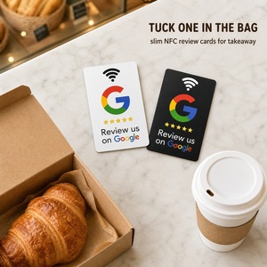 Support <span class=keywords><strong>de</strong></span> menu intelligent en acrylique avec code QR, avis <span class=keywords><strong>Google</strong></span>, NFC, pour table <span class=keywords><strong>de</strong></span> restaurant, bar, café, commande sans contact, logo personnalisé - Product Image 5