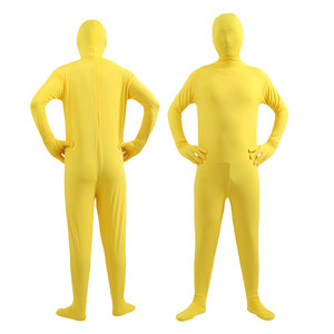 Body completo de LICRA unisex, incluye cremallera, disfraz elástico para adultos, disfraz de Zentai que desaparece, disfraz de Halloween para hombre - Product Image 5