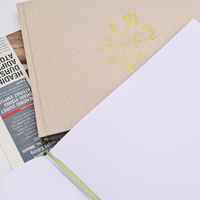 Cuaderno Artístico de Lujo A5, 100 Páginas, Personalizable, Tela, Cuero, Algodón, Tapa Dura, Regalo