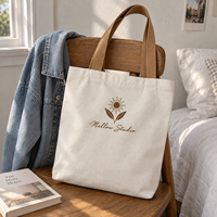 Sacs fourre-tout en coton 100 % naturel recyclé, très demandés, écologiques, avec poignées en tissu, sacs de courses en toile vierges avec logo personnalisé imprimé