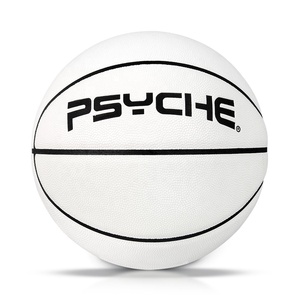 Balón de Baloncesto PSYCHE Personalizado de Goma Blanca, Tamaño 7, Cámara de Goma Natural, Balones de Práctica Duraderos que Cambian de Color para Entrenamiento - Product Image 5