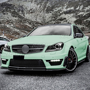 ชุดแต่งรอบคันสำหรับ Mercedes Benz C-Class C63 AMG W204 ปี 2011-2014  ดิฟฟิวเซอร์กันชนหน้า สปอยเลอร์กันชนหน้า  ลิปกันชนหน้า  อุปกรณ์ตกแต่งรถยนต์ - Product Image 4