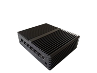 Mini PC Industrial sin Ventilador con Intel Celeron 4305U, 6 Puertos LAN 2.5G, Router Firewall, RS232 COM, Compatible con Linux/Windows