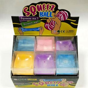Cube anti-stress sensoriel en maltose marbrée à rebond lent pour enfants et adultes, jouet de soulagement de l'anxiété - Product Image 4