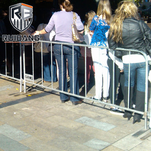 1.1*2.0m Galvanized Activity Removable Road Crowd Control Barricades Durable Concert Crowd Control Security Barrier <strong>for</strong> <strong>Sale</strong> - Product Image 5