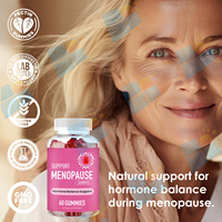 Gummies SUNI OEM/ODM à marque privée pour le soutien de la ménopause, supplément végétalien à la pectine pour l'humeur et le sommeil, à base de plantes naturelles
