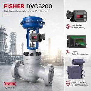 วาล์วควบคุมลมนิวแมติก Fisher ของแท้ใหม่เอี่ยม และตัวควบคุมตำแหน่งวาล์ว DVC 6200 - Product Image 1