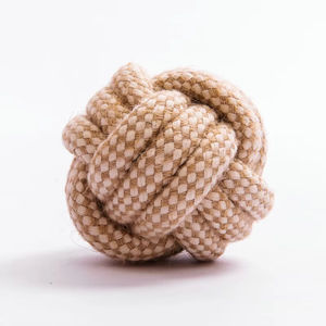 Yeni stil çevre dostu köpek çiğneme oyuncakları doğal pamuk halat köpek çiğneme oyuncağı ve diş fırçası Pet aksesuarları - Product Image 6