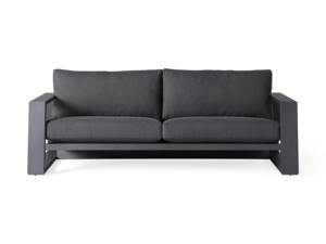 Causeuse de patio contemporaine de luxe de haute qualité ensemble de table et chaises de jardin en aluminium avec mobilier design minimaliste - Product Image 2